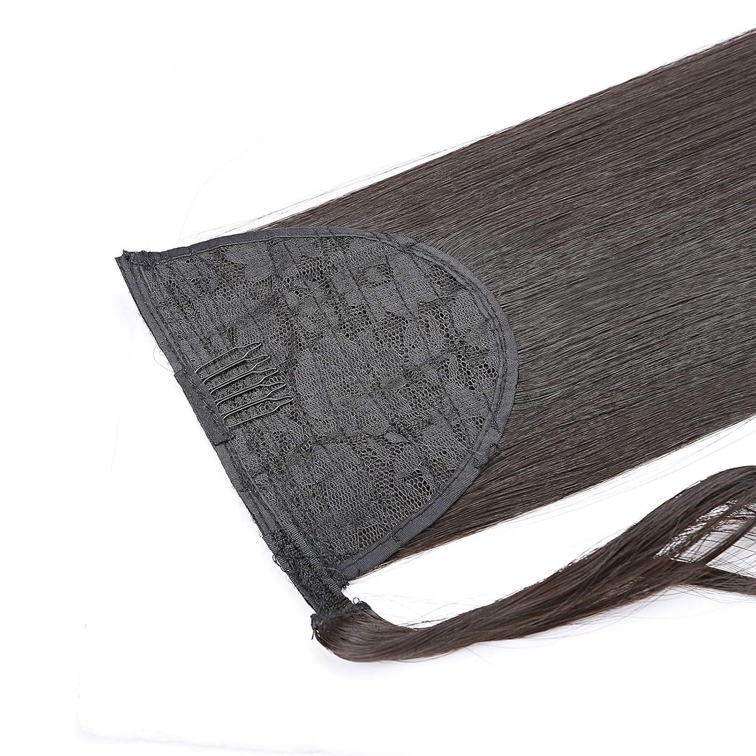 SEGO 81cm Ponytail Clip in Pferdeschwanz Extension Lang Haarteil Haarverlängerung Zopf Hair Piece Gl