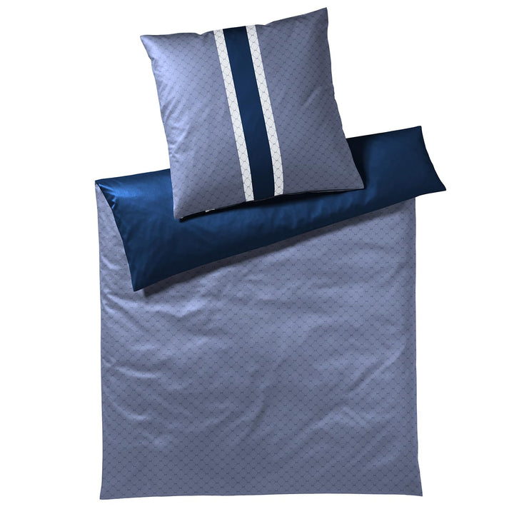 Joop! Bettwäsche Signature 4088 | 2 Deep Sea - 155 x 220 1 Bettbezug 155 x 220 cm + 1 Kissenbezug 80