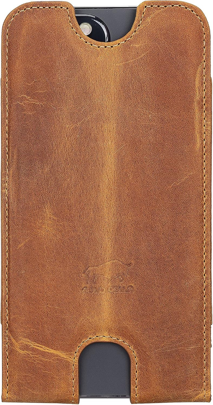 Solo Pelle Lederhülle für das iPhone 12/12 Pro / 13/13 Pro bis 6.1 Zoll Stanford Case Leder Hülle Le