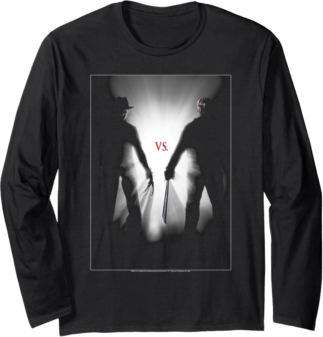 Freddy vs Jason Silhouettes Langarmshirt
