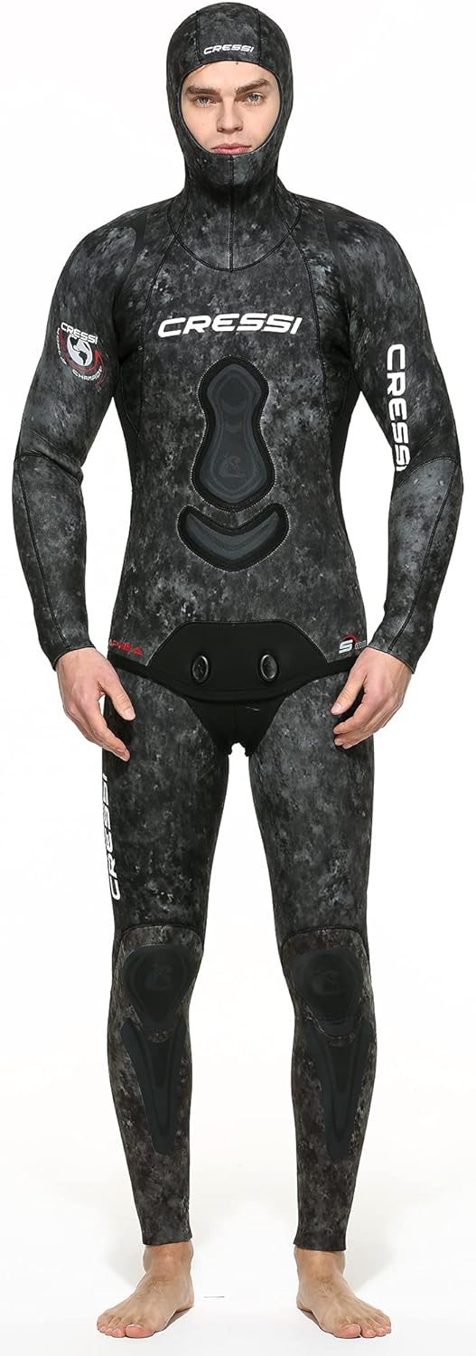 Cressi Apnea Complete Wetsuit - Kompletter Tauchanzug in Soft Neopren, erhältlich in Stärken von 3.5