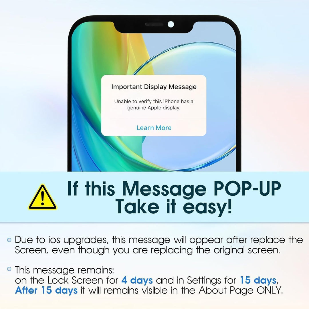 SRJTEK Ersatz für iPhone 12 Mini Bildschirm Ersatz A2399 LCD Display A2176 LCD Bildschirm Ersatz A23