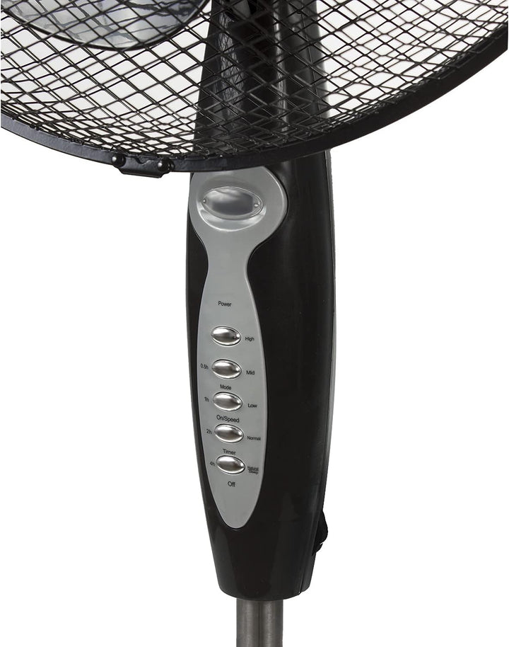 Green Blue GB580 Standventilator 40 cm mit Fernbedienung | 40W Motor & 3 Stufen | Oszillation 100° |