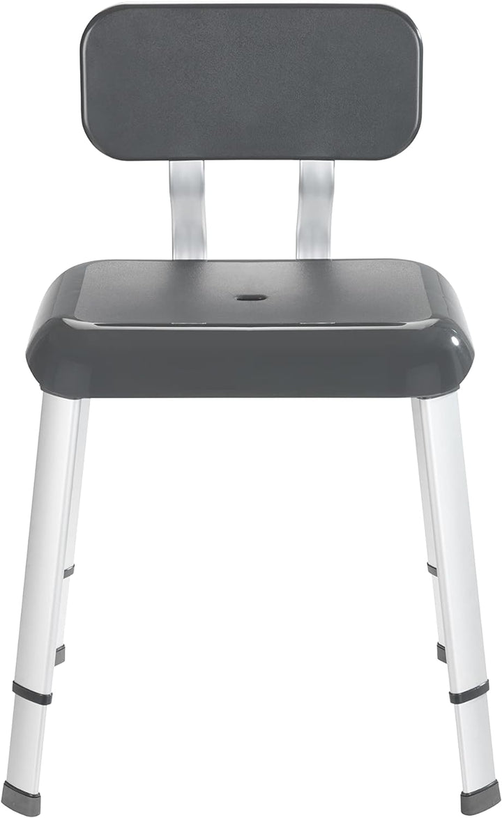 Allstar Badhocker mit Rückenlehne Secura Premium, Duschhocker, bis 130 kg Tragkraft