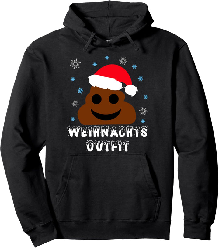 Lustiges Xmas Weihnachtsoutfit Weihnachten Weihnachtsmann Pullover Hoodie
