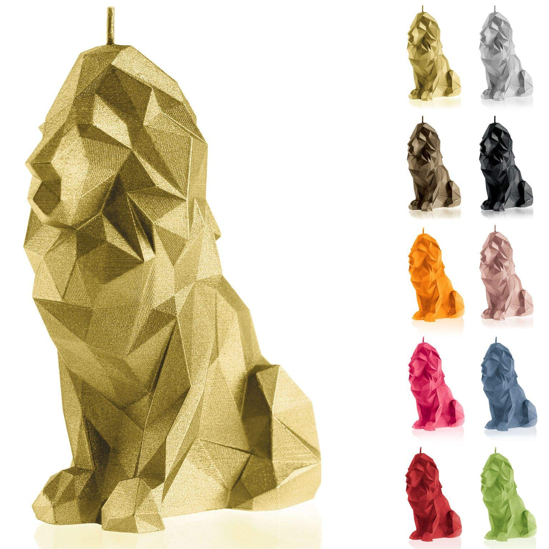 Candellana Handmade Lion Low-Poly Kerze Geschenk- Lustig - Dekorative Kerze - Home Décor - Geschenke
