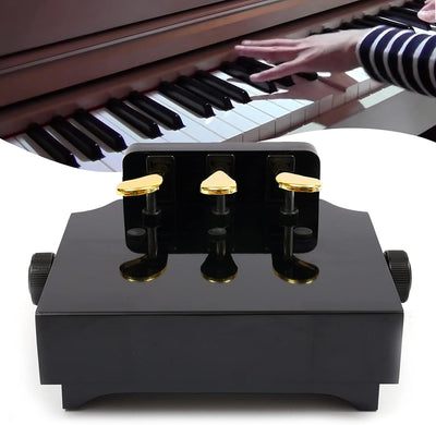 BAOCHADA Klavier Hilfspedal Kinder Klavier Pedal Extender, Pedalverlängerung mit 3 Pedalen, Höhenver