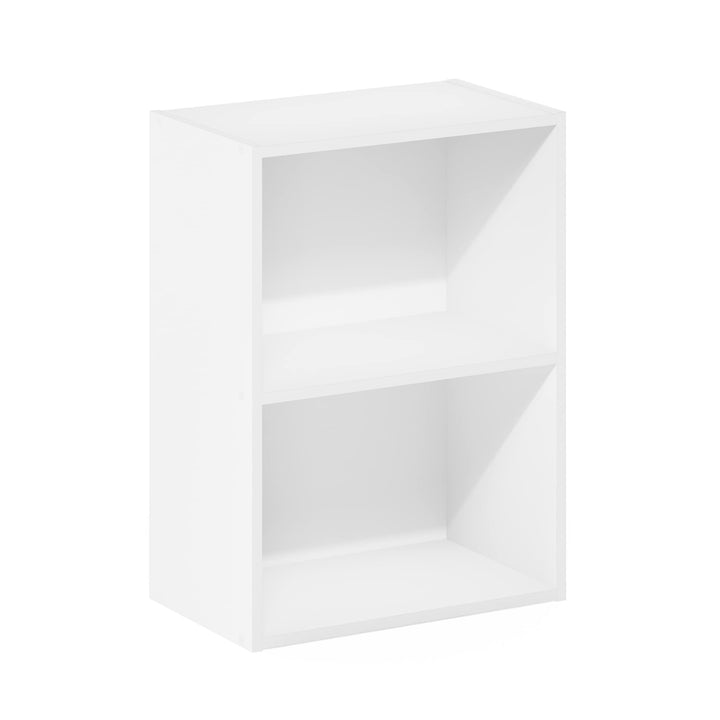 Furinno Luder Bücherregal 23.7(D) x 39.5(W) x 53.9(H) cm Weiss, 23.7(D) x 39.5(W) x 53.9(H) cm Weiss