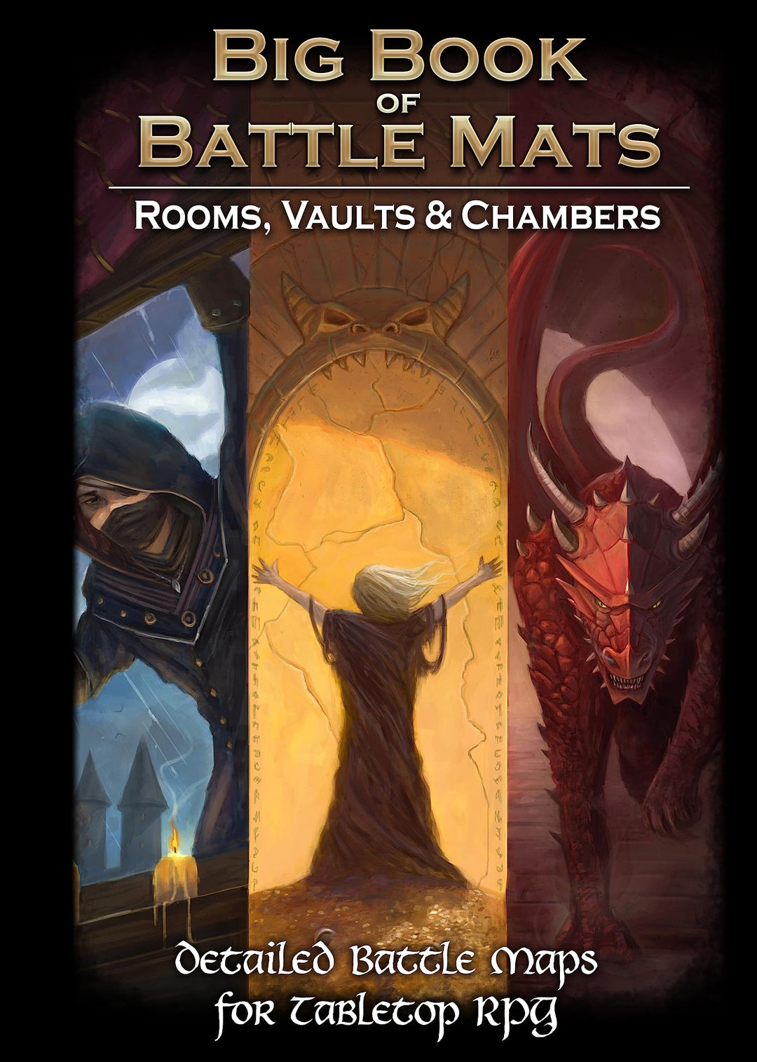 Loke Battle Mats Big Book of Battle Mats Rooms, Vaults, Chambers