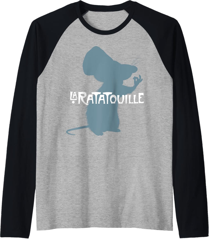 Disney Pixar Ratatouille Remy Silhouette Raglan