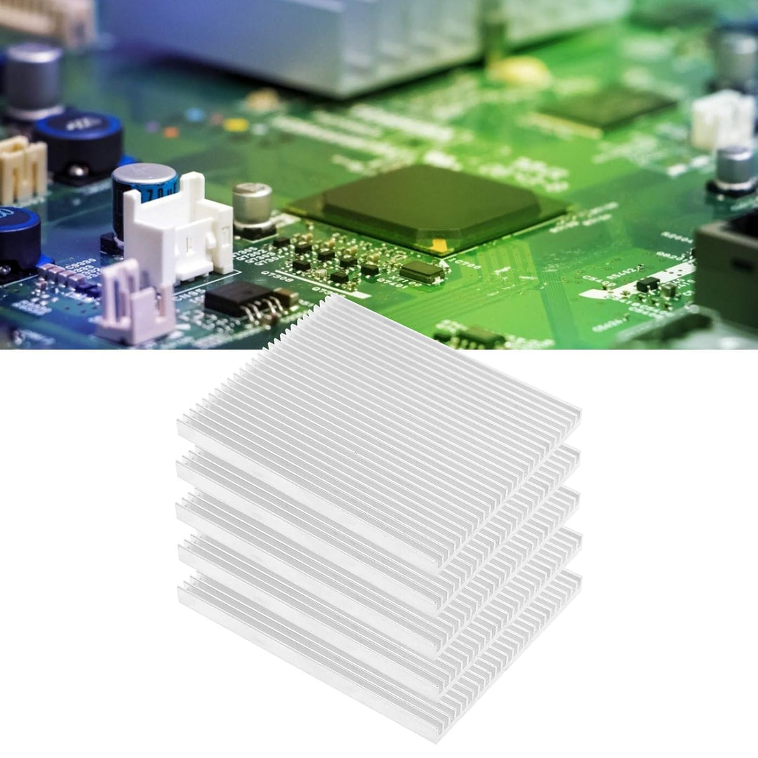 Kühlkörper, 80 X 100, Aluminium-Kühlkörper, 70 Mm, 5 Stück, Kühlkörper für CPU, Ultradünne Aluminium