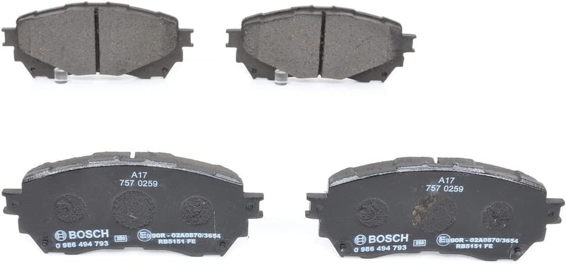 Bosch Bremsklötze Bremsbeläge Bremsbelagsatz 0 986 494 793