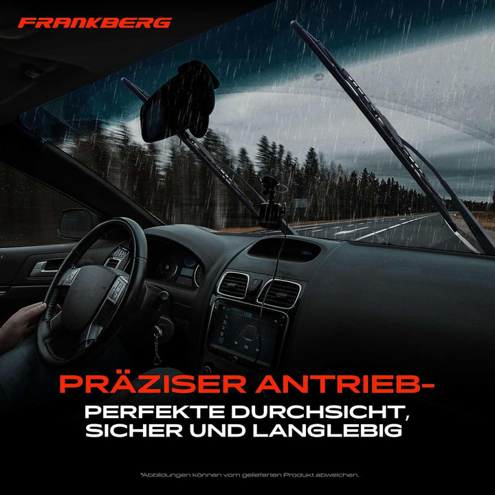 Frankberg 1x Wischermotor Hinten Links oder Rechts Kompatibel mit 3 BL 1.6L Schrägheck 2010-2013 Rep