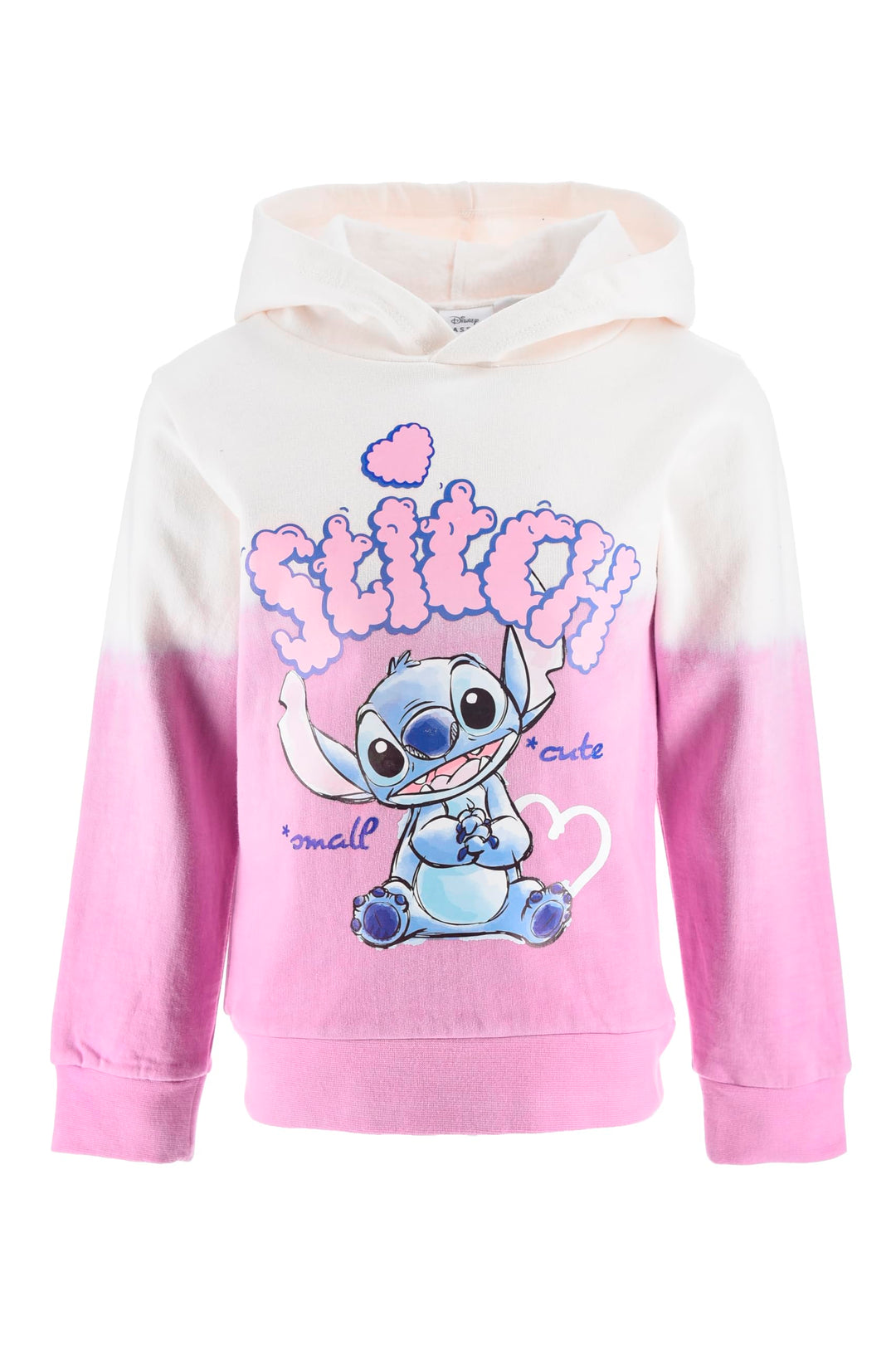 Disney Stitch Mädchen Kapuzenpullover, Sweatshirt für Kinder, Grössen 3 bis 8 Jahre 6 Jahre Lila, 6