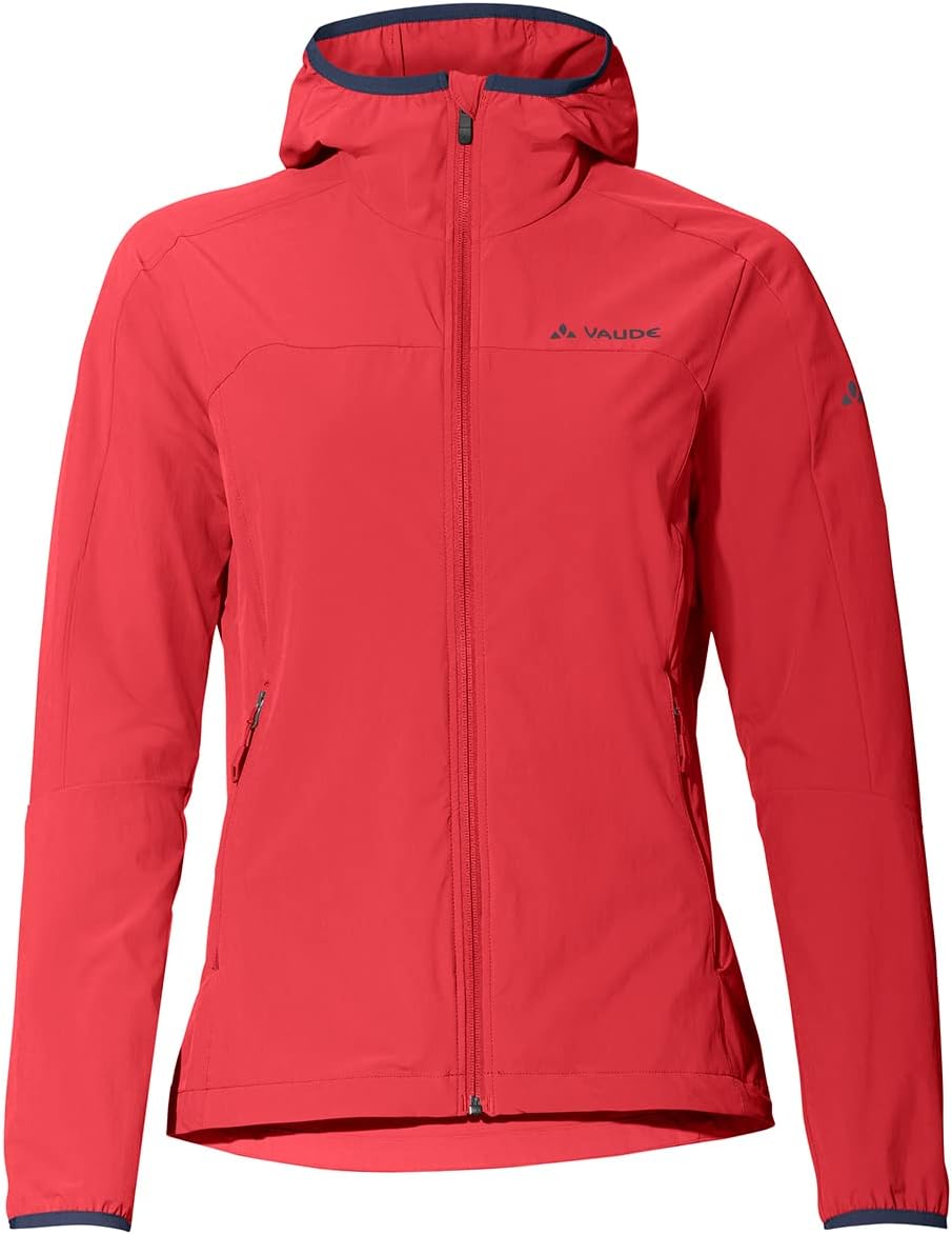 VAUDE Moab IV Softshelljacke für Damen - Übergangsjacke Damen, Winddichte & Atmungsaktive MTB-Jacke,