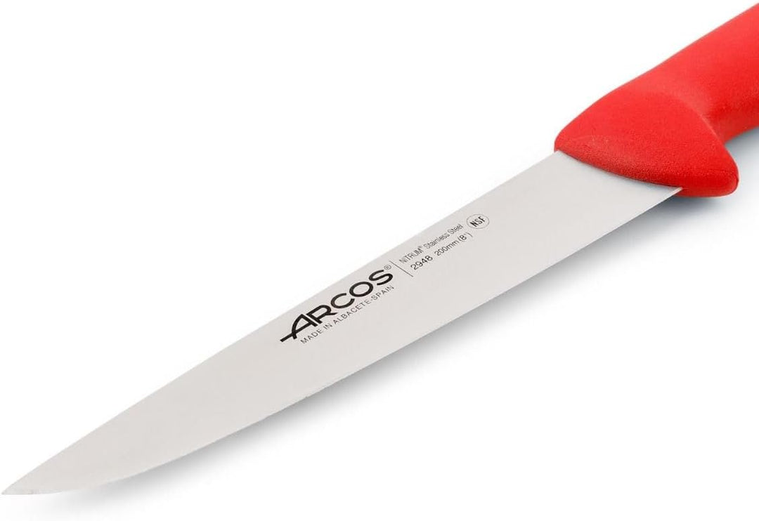 Arcos Fleischermesser mit Nitrum Edelstahlklinge 20 cm - Professionelles Küchenmesser zum Schneiden