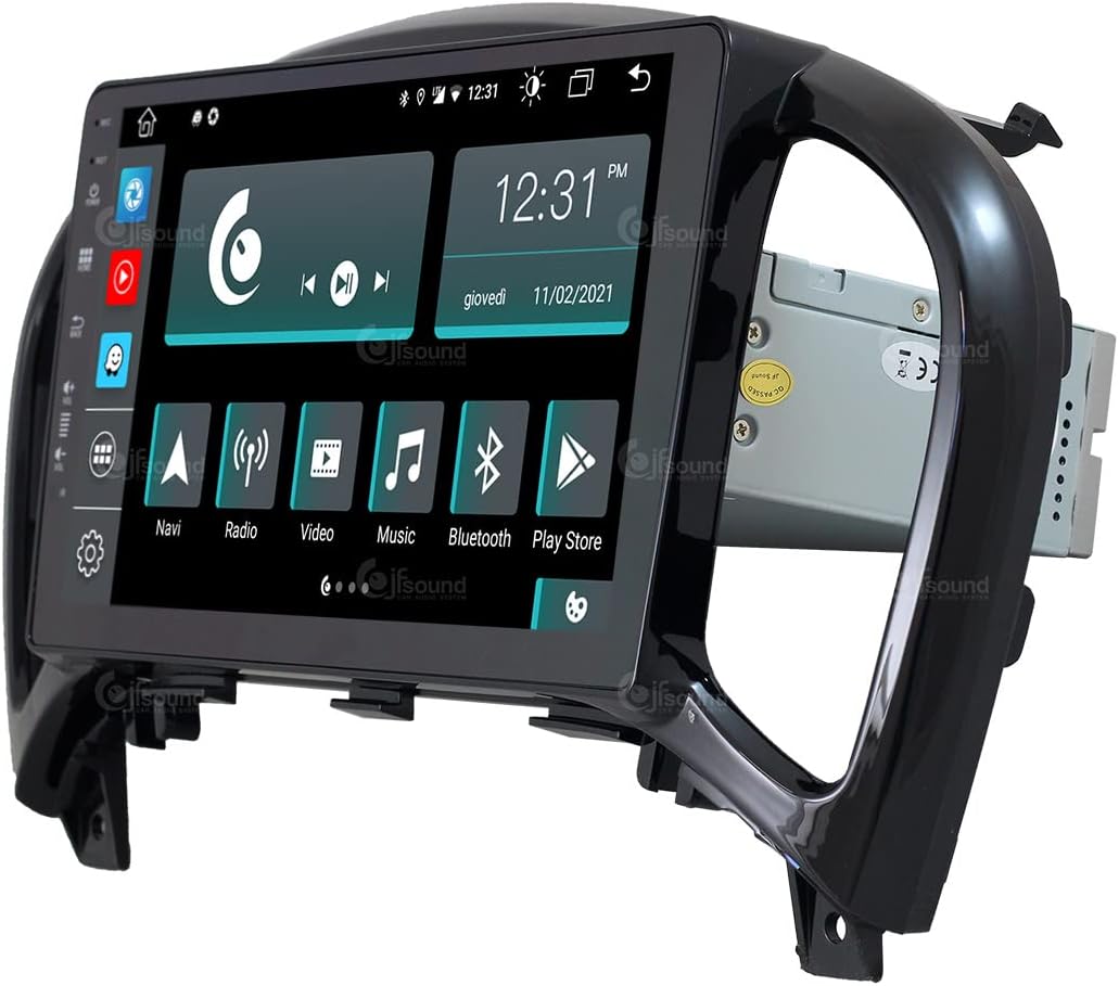 Personalisiertes Autoradio für Nissan Juke mit GPS und Einzelkamera serienmässig Android GPS Bluetoo