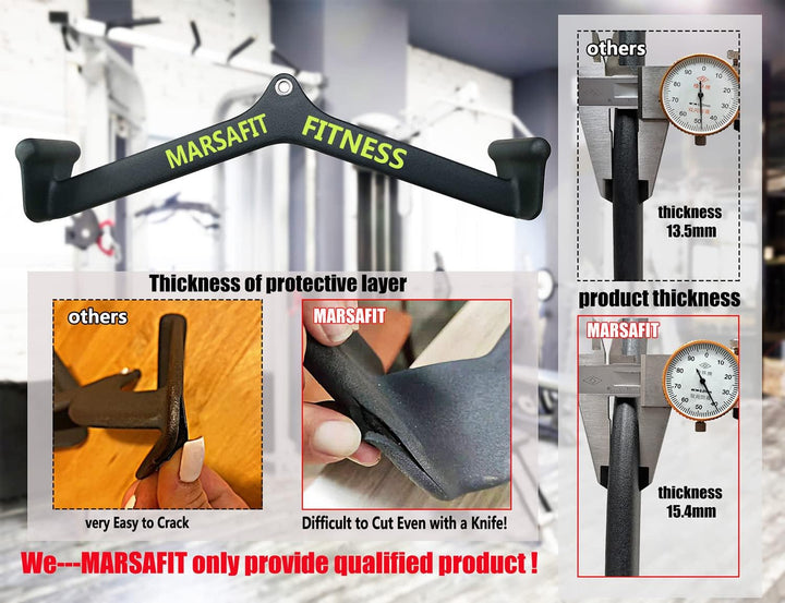 Home Gym Fitness Rowing T-bar V-bar Pulley Cable Machine Attachments Bicep Curl Tricep LAT pulldown