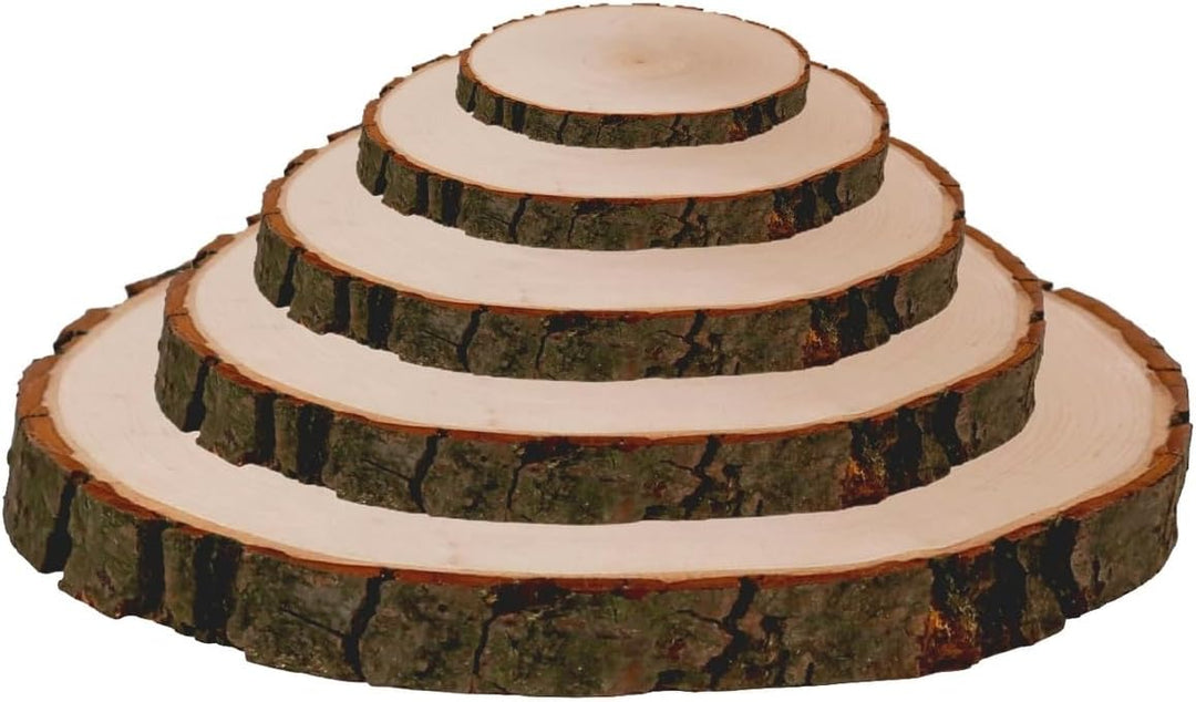 Rindenbrett Esche rund - Rindenscheibe Baumscheibe geschliffen Holzbrett, Brettgrösse:Ø ca. 24cm, &#