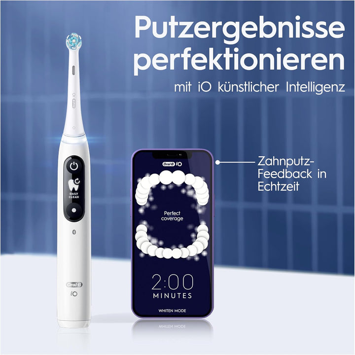 Oral-B iO Series 7 Plus Edition Elektrische Zahnbürste/Electric Toothbrush, PLUS 3 Aufsteckbürsten i