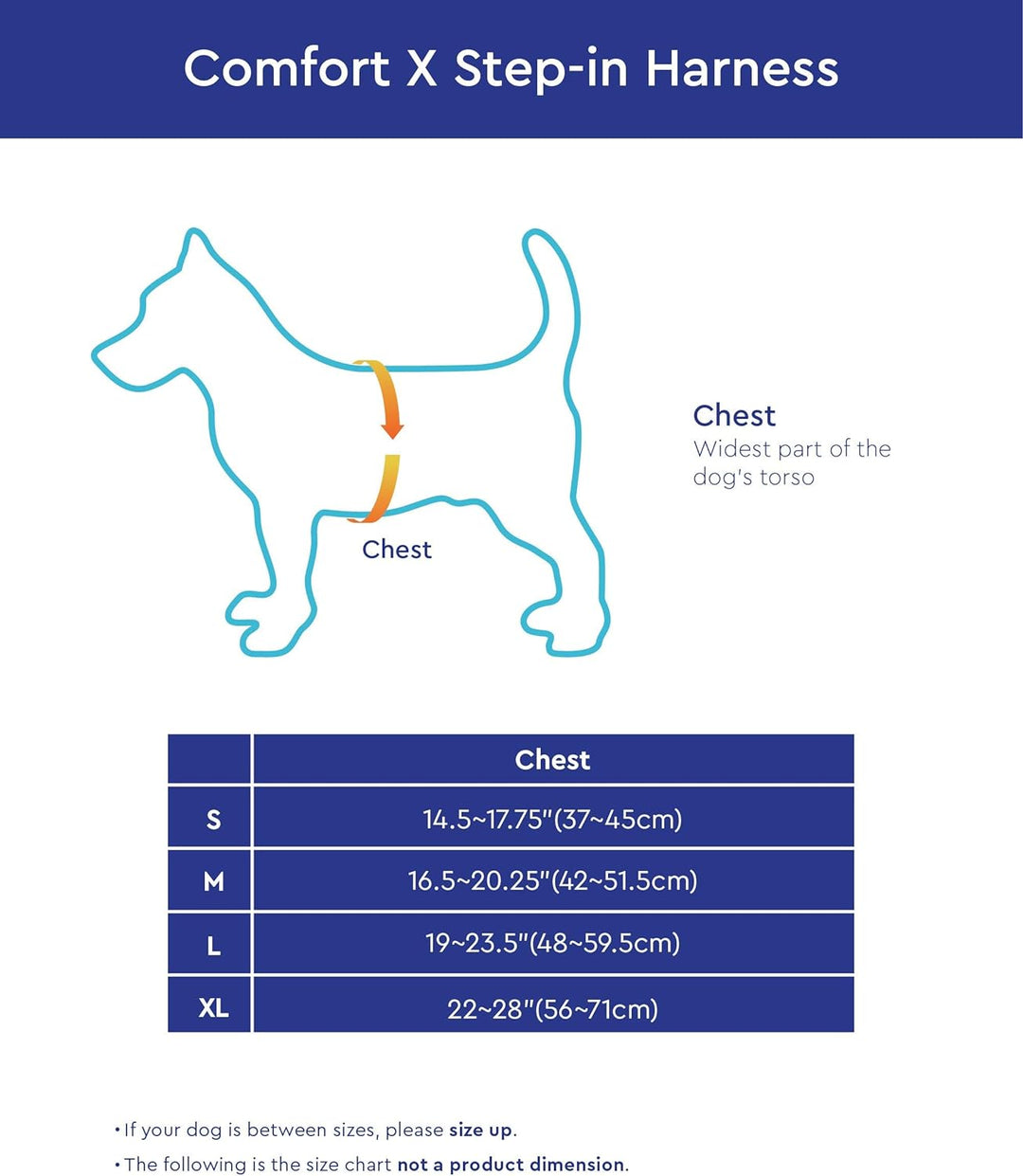 Gooby - Comfort X Step-In-Hundegeschirr, Würgefrei, mit Mikro-Wildlederbesatz und patentiertem X-Rah