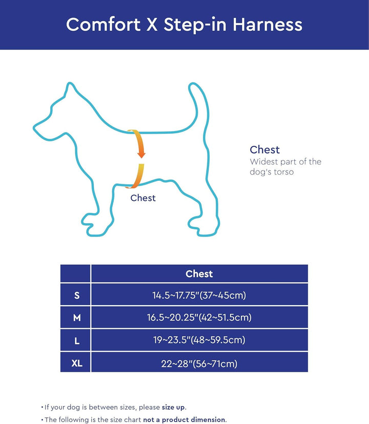 Gooby - Comfort X Step-In Hundegeschirr, erstickungsfrei, kleines Hundegeschirr mit Mikro-Wildlederb