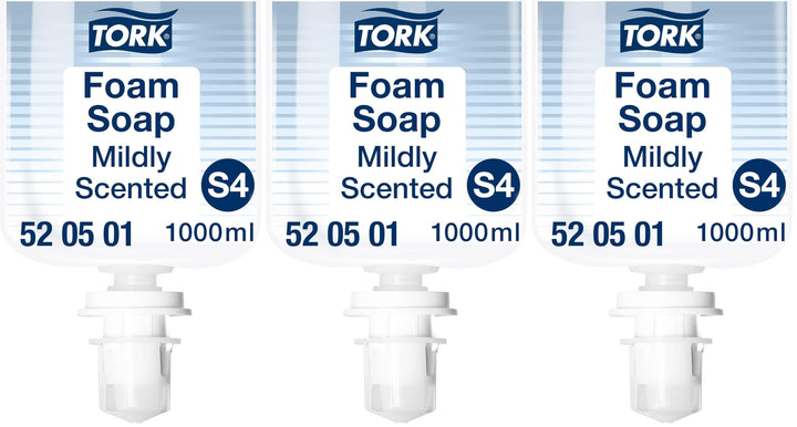 Tork Mild Duftende Hand Schaumseife S4, reduziert Verbrauch, 1 × 1.000 ml, 520501 (Packung mit 3) 10