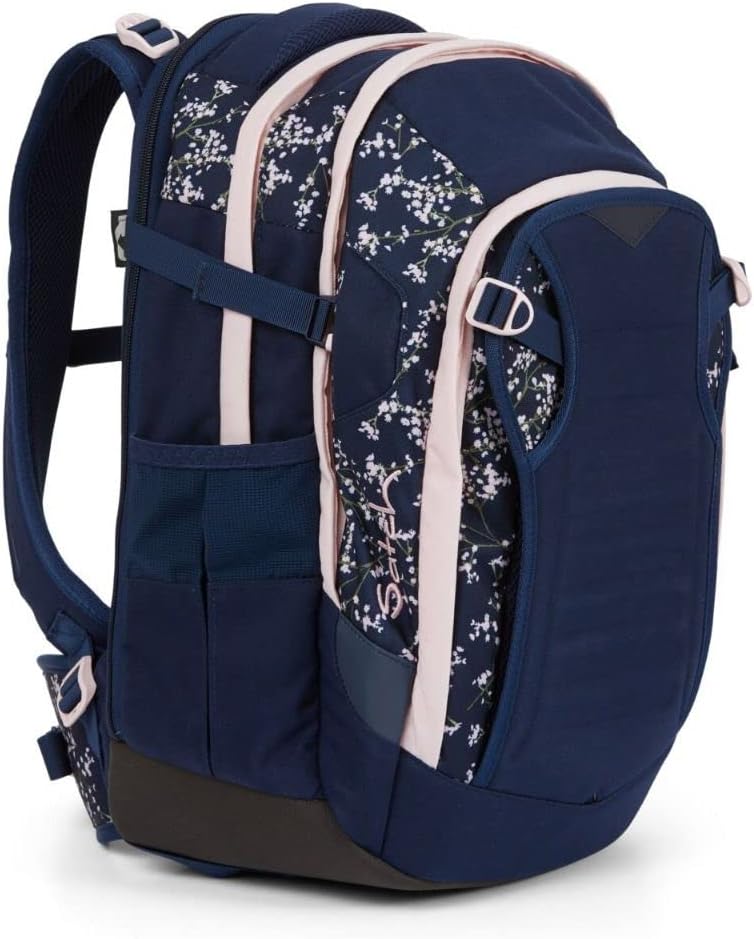 satch Match Schulrucksack Set 3tlg. inkl. Schlamperbox u. Sportbeutel Bloomy Breeze, Bloomy Breeze