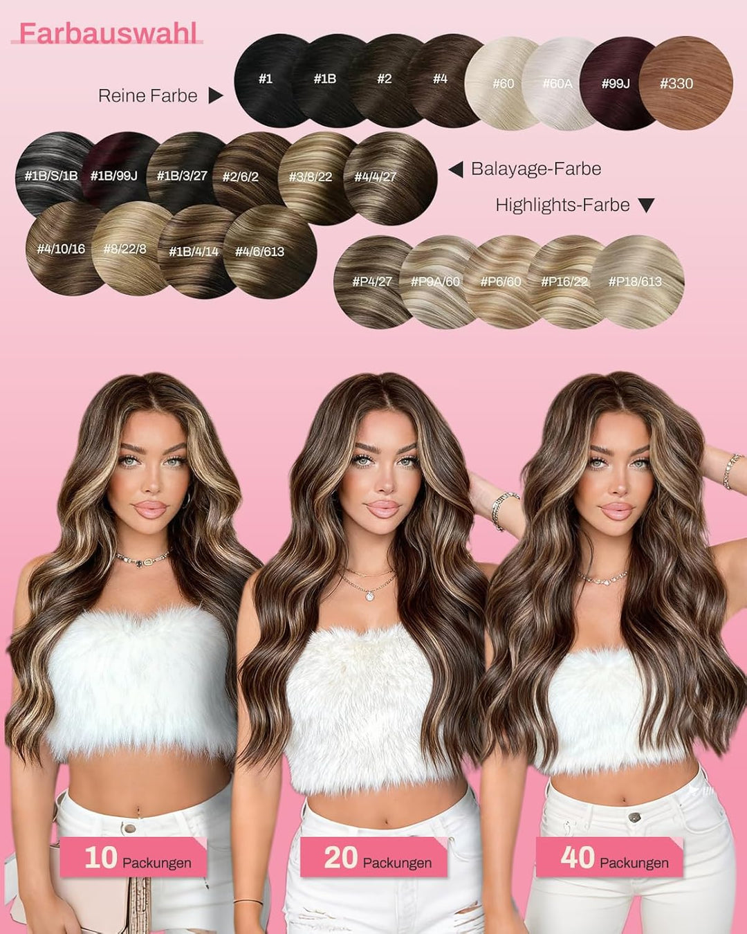 Moresoo Tape in Extensions Echthaar Blond 50 cm Haarverlängerung Echthaar Tapes in Aschblond mit Ble