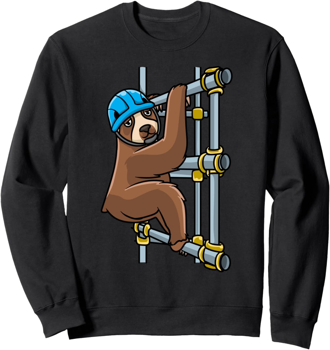 Gerüstbauer Faultier Gerüstbau Sweatshirt