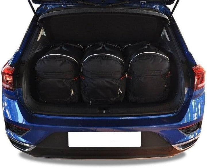 KJUST Dedizierte Kofferraumtaschen 3 STK kompatibel mit VW T-ROC I 2017+ CarBags