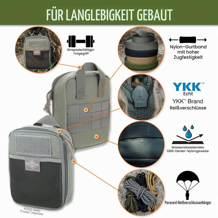 Maxpedition Beefy Pocket Organizer Tasche Einheitsgrösse Foliage Green, Einheitsgrösse Foliage Green