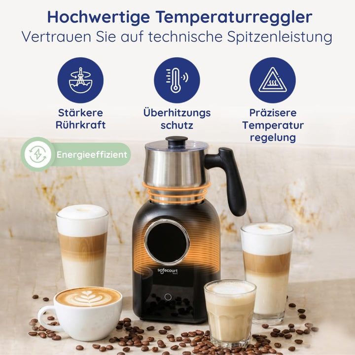 Safecourt Kitchen - Melkopschuimer pro - multifunctioneel
