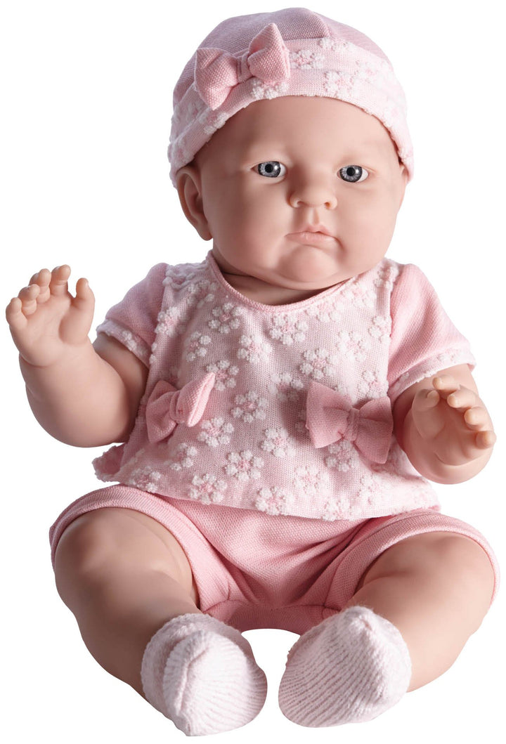 JC Toys, realistische Baby-Puppe Lily, Hellrosa, 45,7 cm