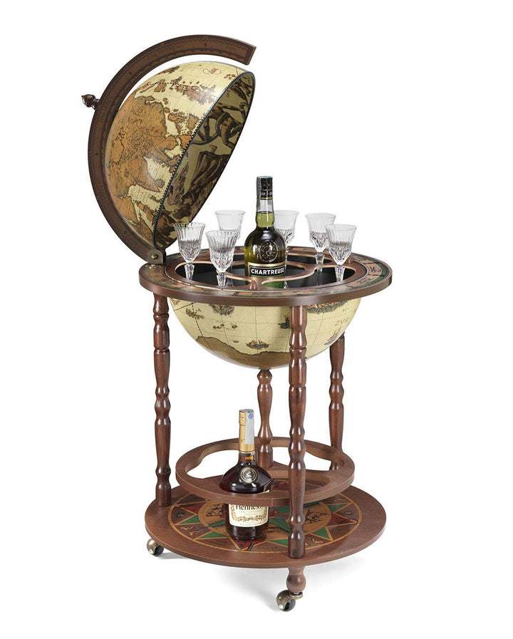 Globe Bar Elfenbein *hergestellt in Italien* mit Echtheitszertifikat (ivory), Elfenbein
