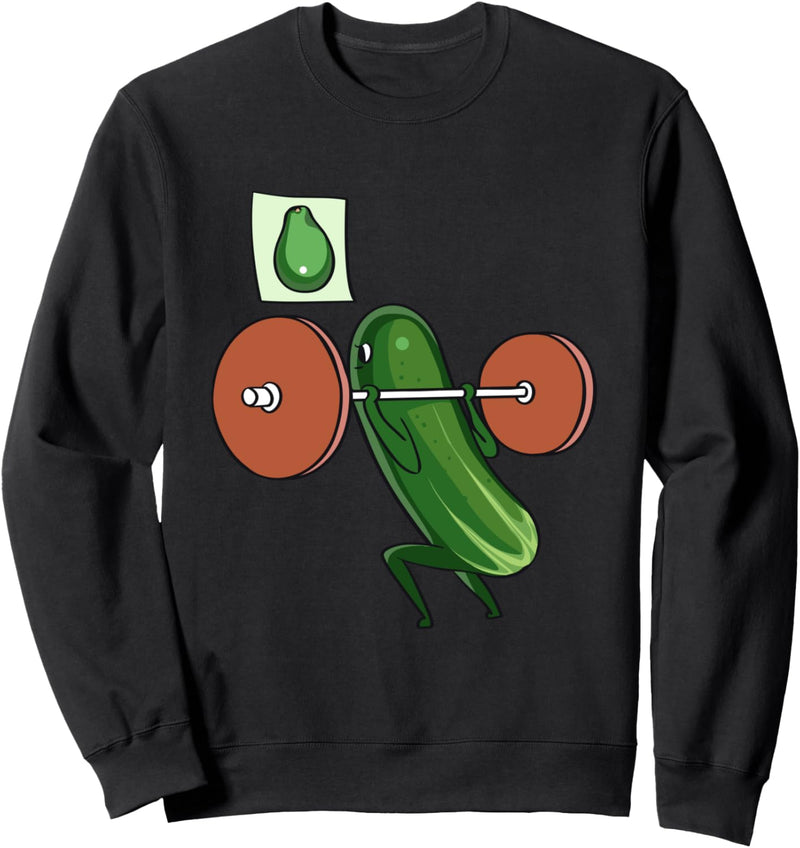 Cucumber Squats Sweatshirt