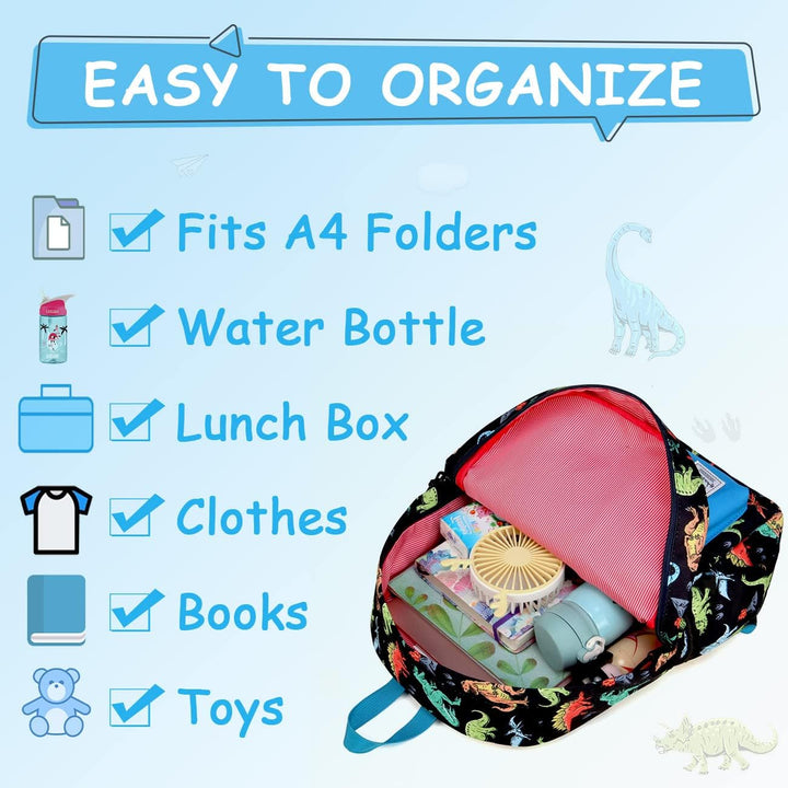 VASCHY Rucksack für Kinder, niedlich, Jungen, wasserdicht, leicht, Kindergarten, Schulranzen, Mädche