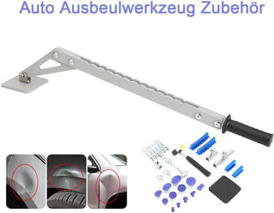 Lfhelper 6 Dent Puller Kit 625 mm Nivellierstange Single Leg Dent Puller 200 mm Dent Pull Bar Metal