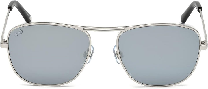 WEB Unisex-Erwachsene WE0199 16E 55 Brillengestelle, Silber (Palladio LucMarrone), 55.0