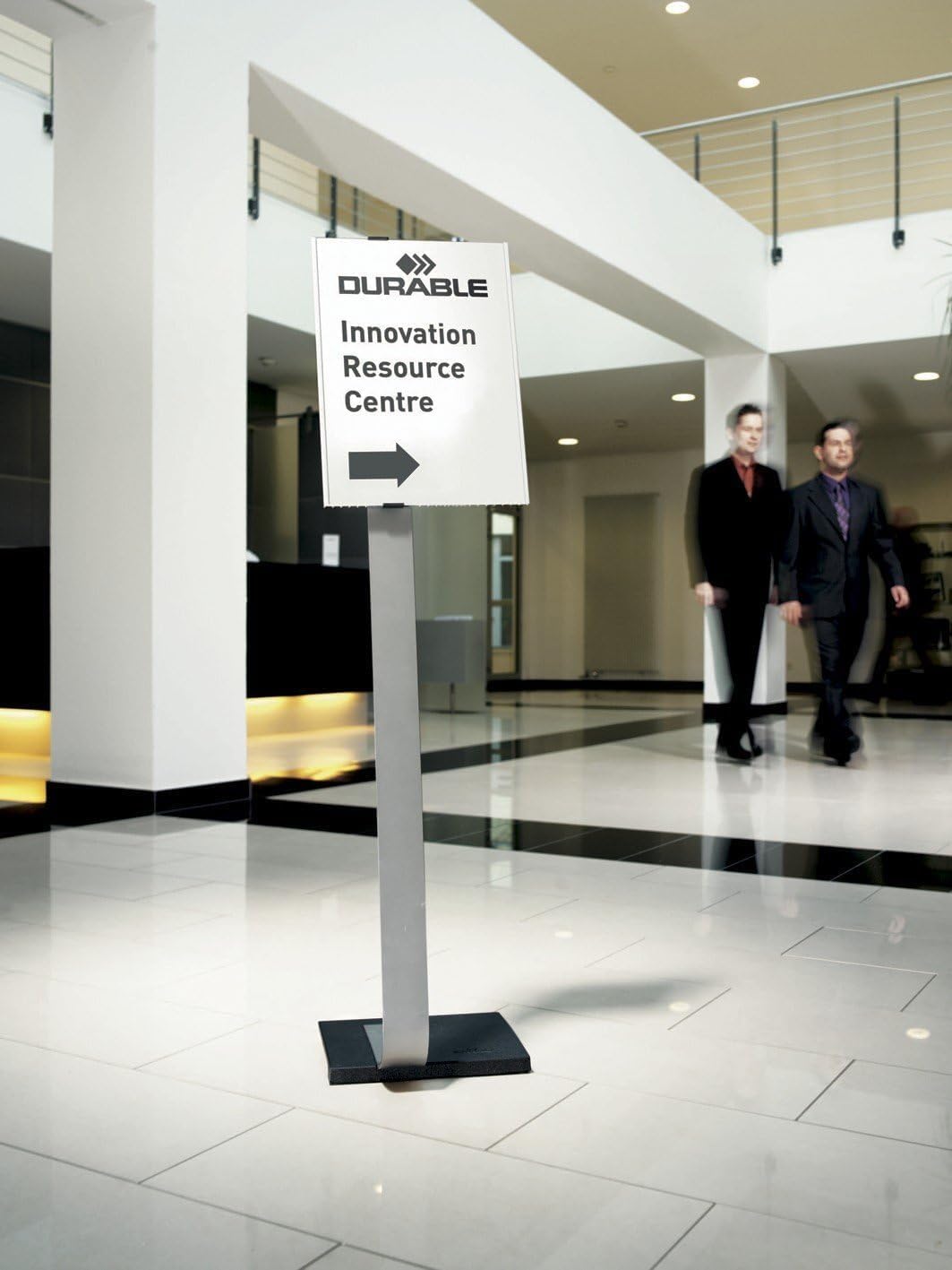 Durable Präsentationsständer Info Sign Stand A3, für Hoch- und Querformat, 481323, A3