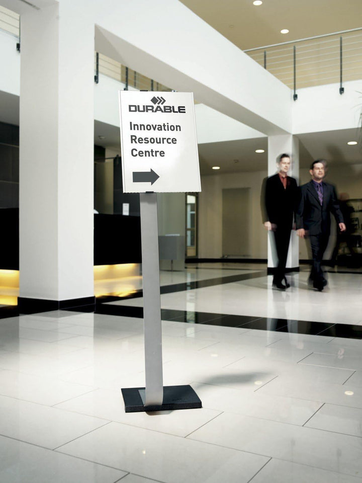 Durable Präsentationsständer Info Sign Stand A3, für Hoch- und Querformat, 481323, A3