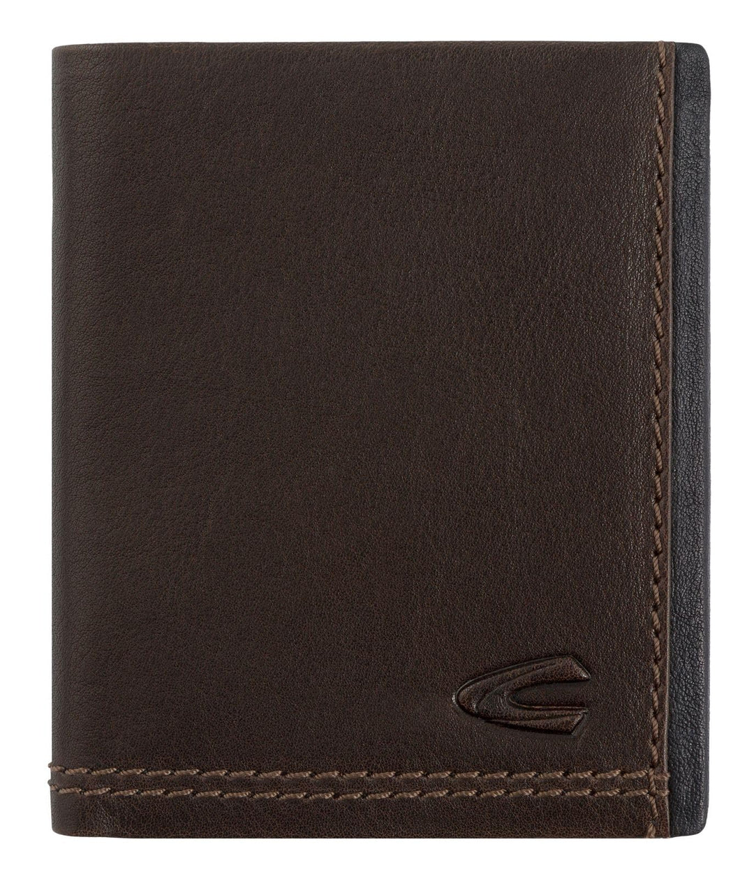 camel active Osaka Herren Geldbörse RFID Klein Querformat Leder, Brown