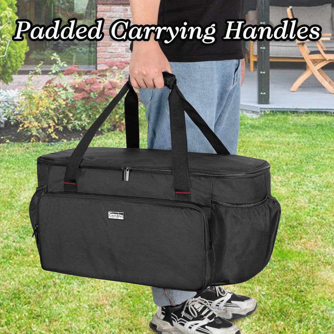SAMDEW Tragbare Grill Trage Tasche Kompatibel mit Weber 1141056 Go-Anywhere Gas Grill, Camping Grill