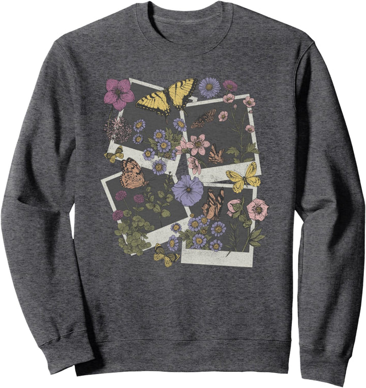 Butterflies, Flowers and Polaroids Sweatshirt