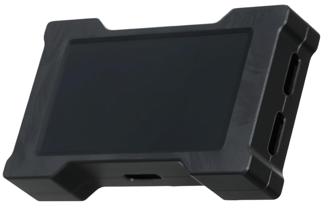 HM Lab ZNEO Gaming USB Hub mit 1,9 Zoll Display, USB 2.0 High-Speed, 2X USB-C & 1x USB-A, 5V Zusatzs