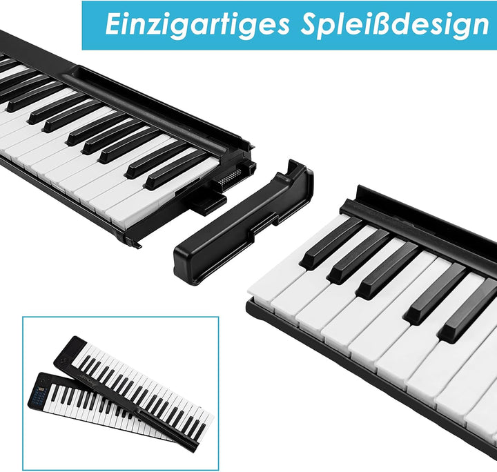 GOPLUS 88 Tasten digital Piano, elektronisches Klavier mit Tragtasche, 128 Rhythmen & 128 Töne & 15
