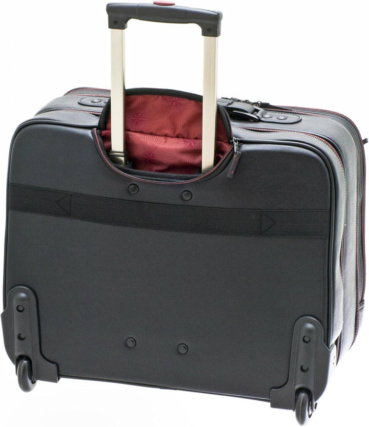 Aktenkoffer Pilotenkoffer Trolley Schwarz 46 cm Davidts