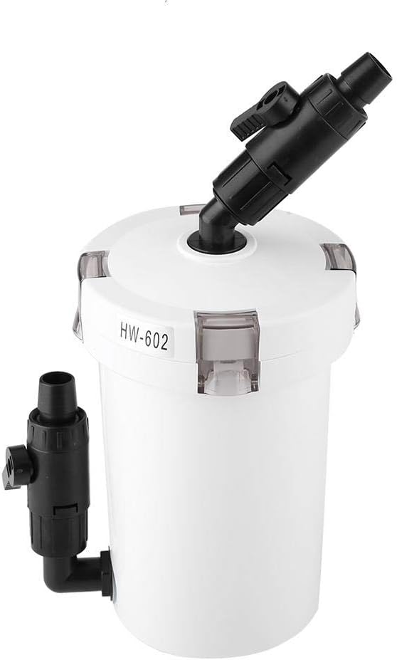 Fdit Externer Kanisterfilter des Aquarium Aquariums mit Pumpentisch Stummschaltfilter Eimer HW 602 H