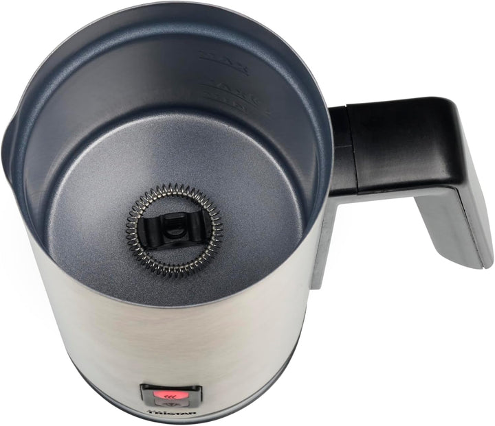 Tristar Elektrischer Milchaufschäumer, kalter und warmer Milchschaum, für 150 ml Milchschaum oder 30