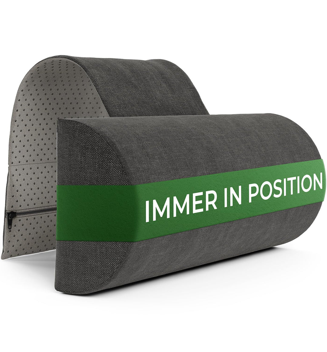 Nackenrolle für Sessel mit Gegengewicht (100% Memory Schaum), Nackenkissen Sofa Couch hängend, Nacke